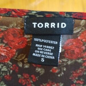 Ladies plus size Torrid blouse